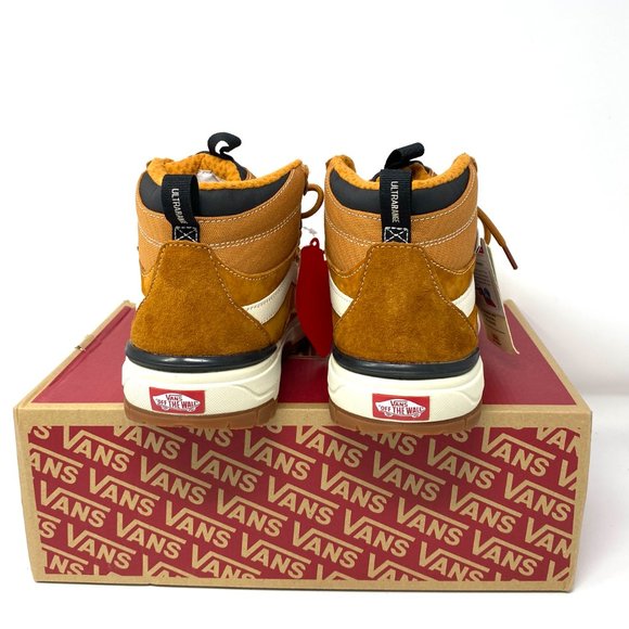 Vans UltraRange Exo Hi Brown Suede Boots Winter Sneaker Women's Size VN0A4UWJ26Z - Picture 4 of 9